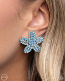 Starfish Serenade - Blue Clip-On Earring
