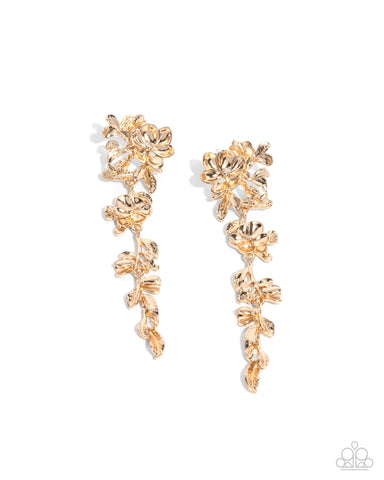Generous Garden - Gold Post Earring