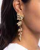 Generous Garden - Gold Post Earring