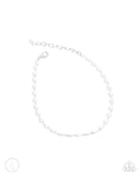 Pearl Purpose - White Anklet