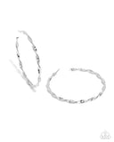 Steady Spirals - Silver Hoop Earring