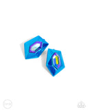 Dauntless Detail - Blue Clip-On Earring