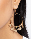 Coastal Conversation - Gold Earring