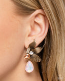 Showstopping Symphony - Orange Post Earring