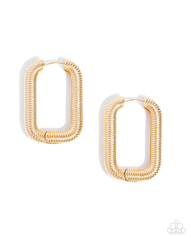 Spiral Supply - Gold Hoop Earring