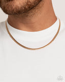 CURB the Peace - Gold Necklace