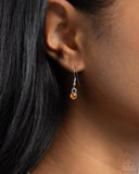 Basketball Balance - Orange Necklace