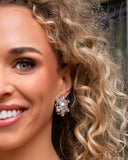 Relatable Radiance - White Clip-On Earring