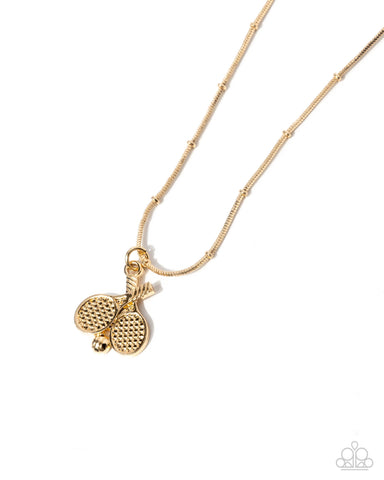 Adorable Ace - Gold Necklace