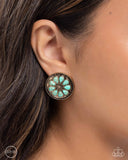 Promising Passage - Gold Clip-On Earring