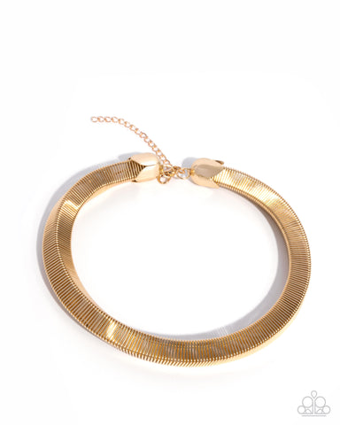 Sleek Suite - Gold Necklace