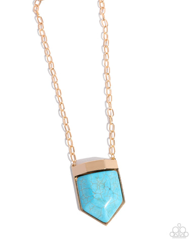Pendant Passage - Gold Necklace