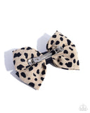 Spotted Showcase - Brown Hair Clip