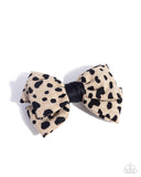 Spotted Showcase - Brown Hair Clip