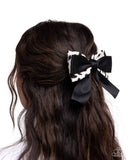 Cow Chic - White Hair Clip