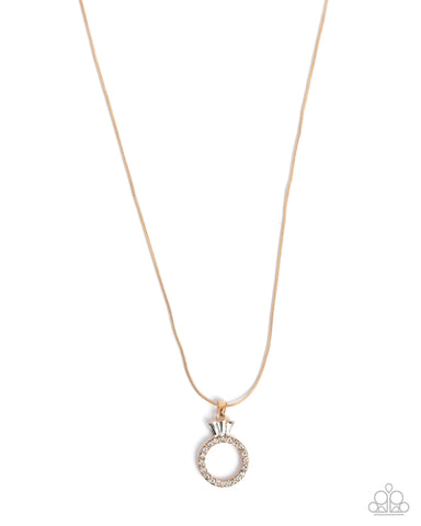 Promise Ring - Gold Necklace