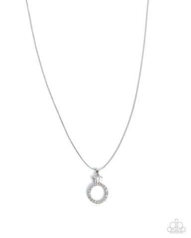 Promise Ring - White Necklace