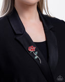 Reliable Rose - Red Brooch