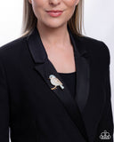 Beneficial Bird - Blue Brooch