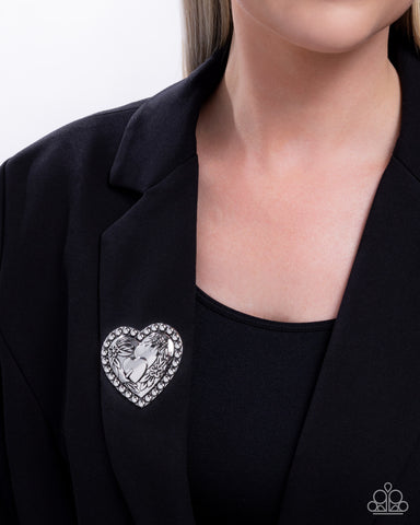 A Breath of Fresh Romance - Silver Brooch