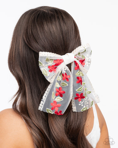 Garden Guardian - Red Hair Clip