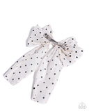 Here We BOW Again - White Hair Clip