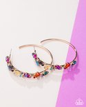 Multicolored Memory - Multi Hoop Earring
