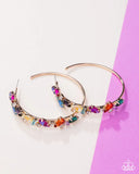 Multicolored Memory - Multi Hoop Earring