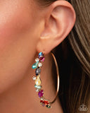 Multicolored Memory - Multi Hoop Earring