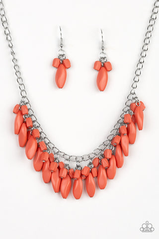 Bead Binge Orange Necklace