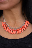 Bead Binge Orange Necklace