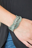 Bring On The Bling Green Urban Bracelet