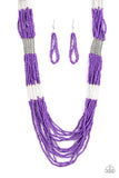 Let It BEAD Purple Necklace