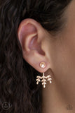 Autumn Shimmer Rose Gold Post Earring