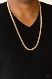 Go Down Fighting Gold Urban Necklace