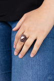 Stacked Stunner Copper Ring