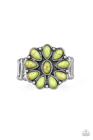 Stone Gardenia Green Ring