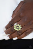 Stone Gardenia Green Ring