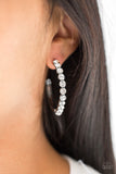 My Kind Of Shine Black Hoop Earring