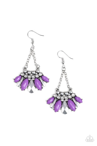 Terra Tribe Purple Earring