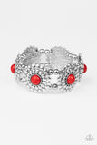 Bountiful Blossoms Red Bracelet