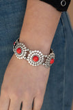 Bountiful Blossoms Red Bracelet