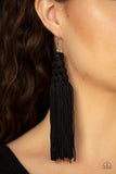 Magic Carpet Ride Black Earring