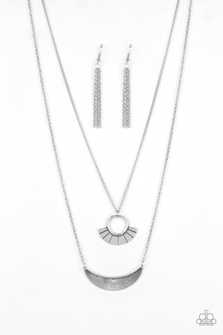 Tribal Trek Silver Necklace