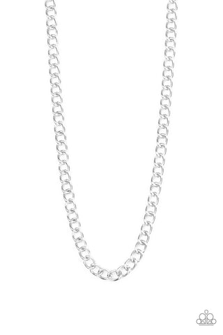 Full Court Silver Urban Necklace