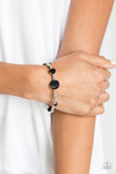 Starry-Eyed Elegance Black Bracelet