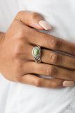 Set In Stone Green Ring