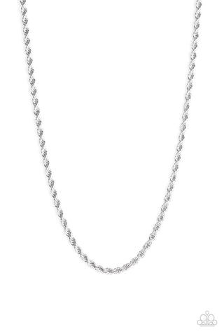 Double Dribble Silver Urban Necklace