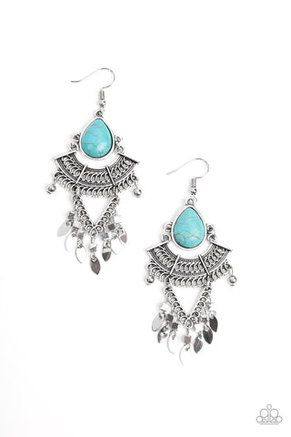 Vintage Vagabond Blue Earring