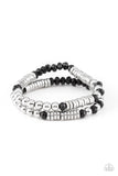 Downright Dressy Black Bracelet